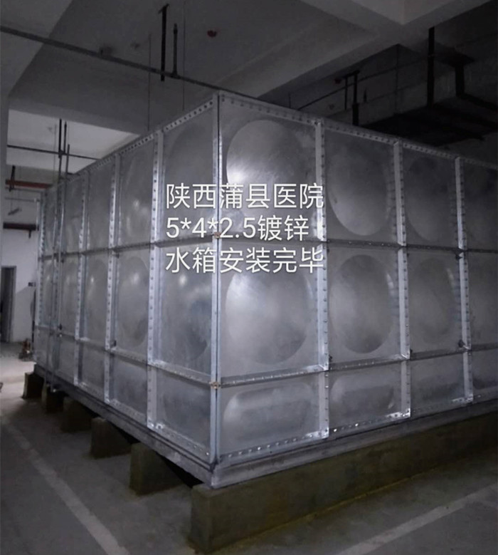 陝西50立方和75立（lì）方鍍鋅水箱（xiāng）